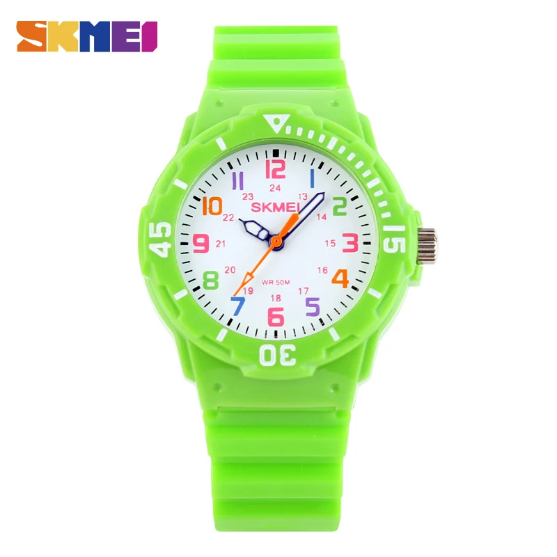 SKMEI Fashion Children Watches 50M Waterproof Kids Quartz Wristwatches Clock For Boys Girls Relógio infantil 1043