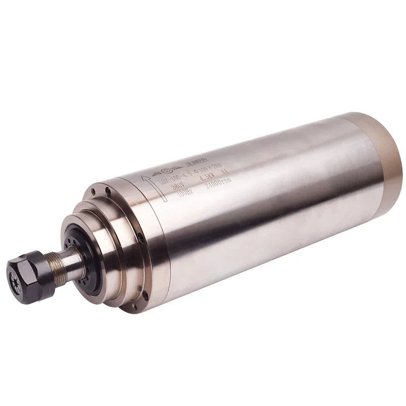 

Cheap Price GDZ-100-4.5 Spindel 380v 100mm Diameter ER20 Water Cooled Spindle Motor 4.5kw Spindle Cnc Spindle Motor