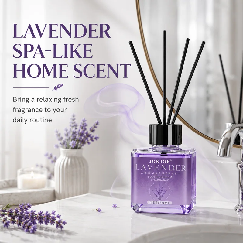 50ML Lavender Pure Natural Aroma Oil For Reed Diffuser Humidifier Home Aromatherapy Fragrance