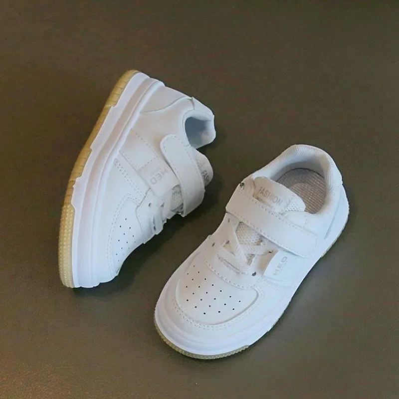 Children\'s Casual Sneakers 2024 New Comfortable Single Shoes Baby Boys Girls Toddler Small White Shoes Tenis Sports Board Shoes