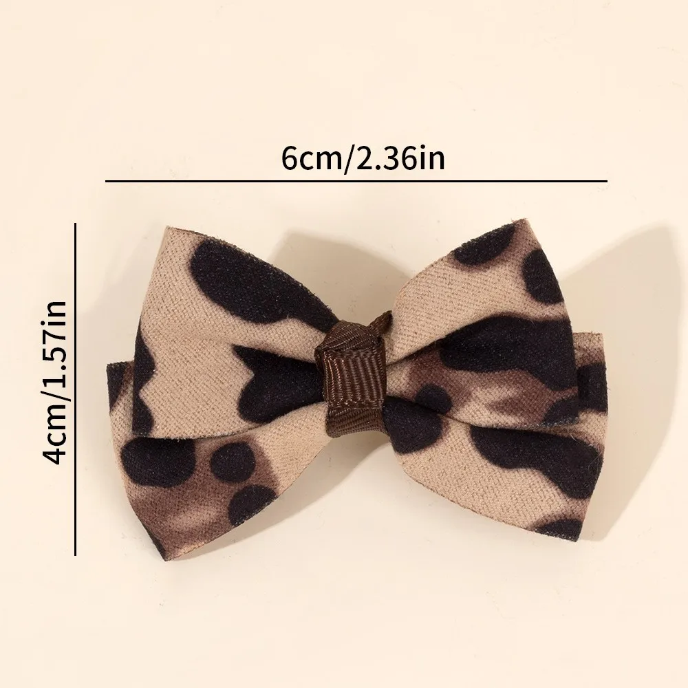 50pcs Animal Leopard Print Hair Clips 2.3