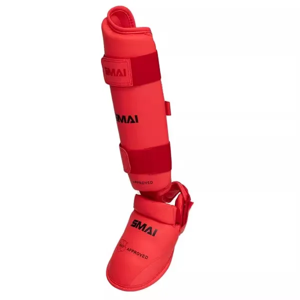 New SMAI karate Leg protector foot protector WKF SHIN INSTEP protezione di buona qualità special shank/parastinchi italia