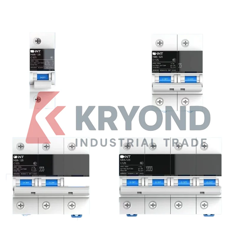 

CHINT Luxury Top Quality NB6-125 Air Switch Household Circuit Breaker with Tai PoleAir Switch 80A 100A 125A MCB Original Product