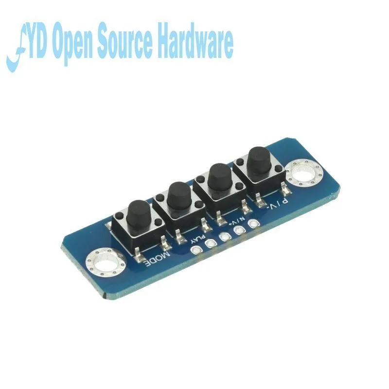 Modulo pulsante indipendente a 3/4/5 Bit modulo pulsante esterno MCU scheda pulsante microinterruttore amplificatore di potenza compatibile con