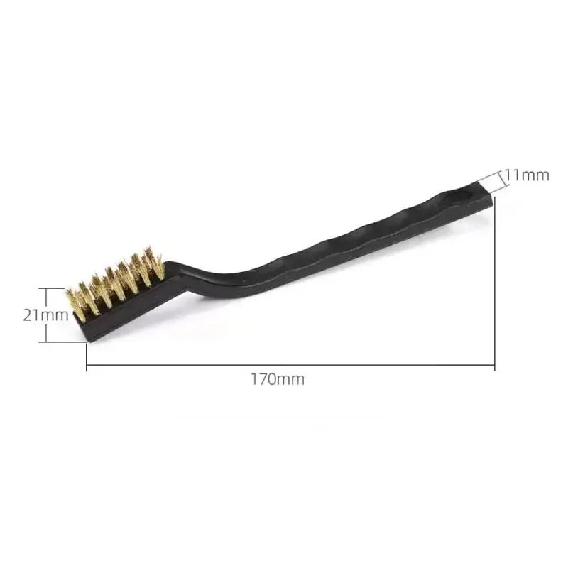 Toothbrush style steel wire brush industrial rust removal mini toothbrush cleaning copper wire brush stainless steel wire brush