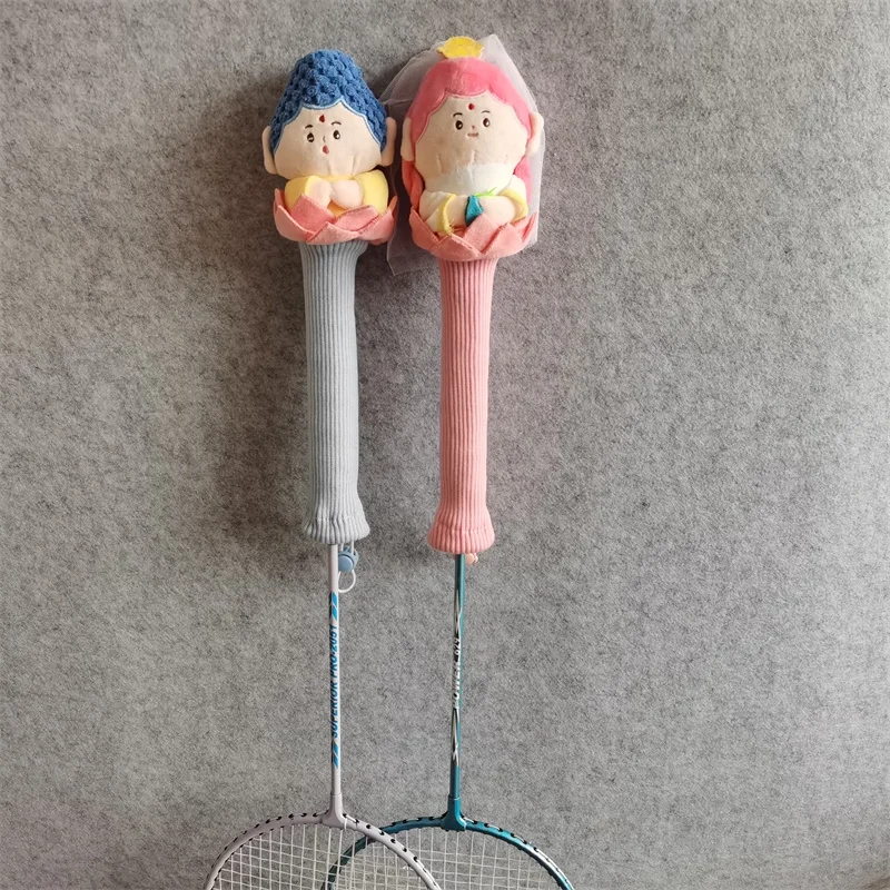 Chinese Fairy Badminton Racket Handle Cover Cartoon Grip Protectors Handcraft Gift