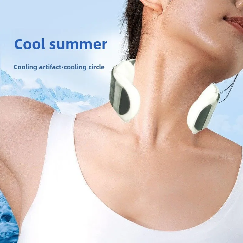 

Технология геля с кольцом для льда в трубке Эргономичный дизайн Холодный пакет без помощи рук для занятий спортом на открытом воздухе Теплооблегчение Охлаждение шеи