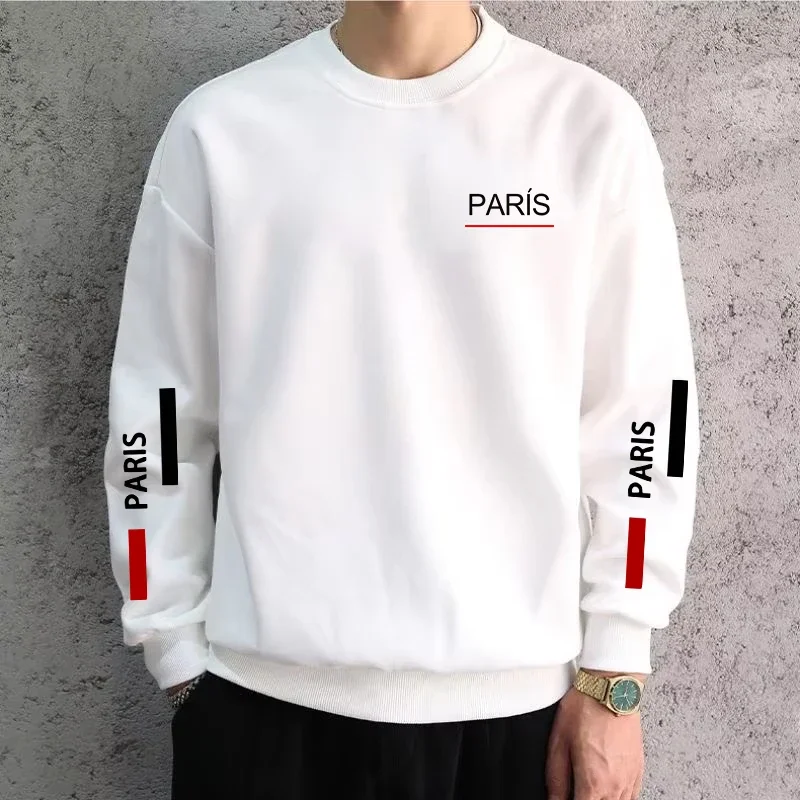 الخريف المبيعات الساخنة رجالي بلوزات الطباعة عادية بلوزات مستديرة العنق في الهواء الطلق اللياقة البدنية الرياضة الركض ملابس رجالي موضة الشارع الشهير #2