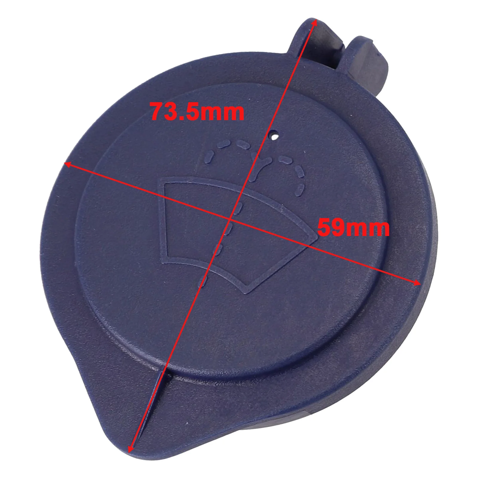 1 Pc Car Windshield Wiper Washer Fluid Reservoir Bottle Cap Cover Blue-Plastic For 407 3008 5008 C5 C6 643237 Washer Fluid Cap