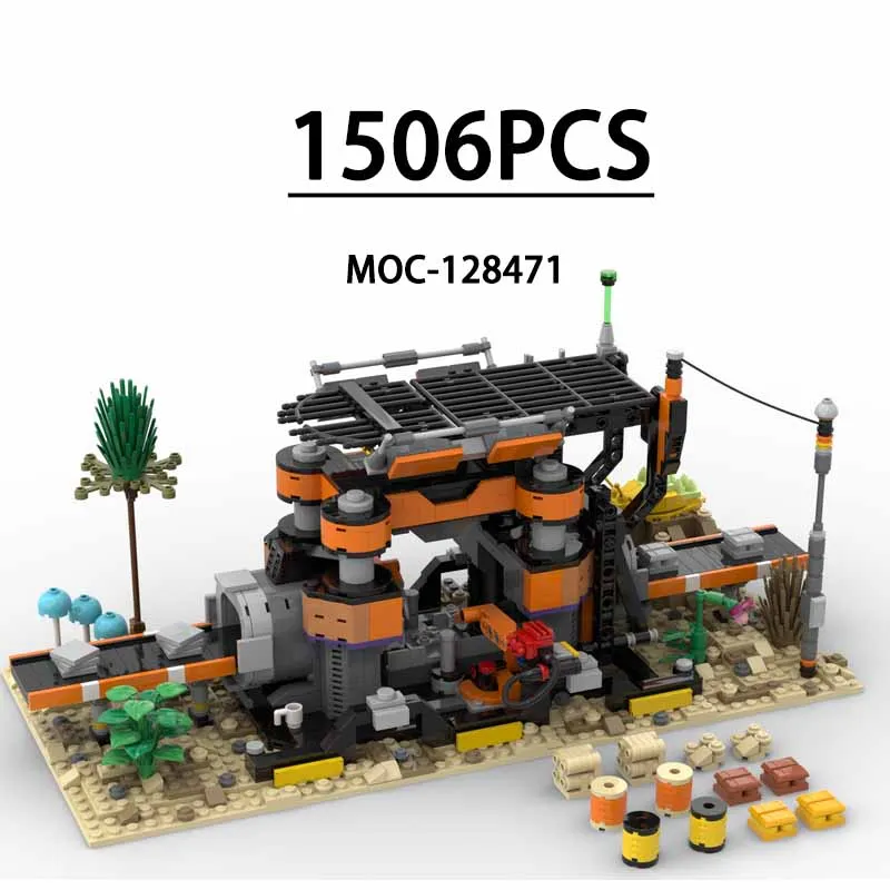 1506 pièces MOC- 128471   Jeu classique, blocs de Construction d'automatisation, modèle de jouet, cadeau d'anniversaire, cadeau de noël pour enfants