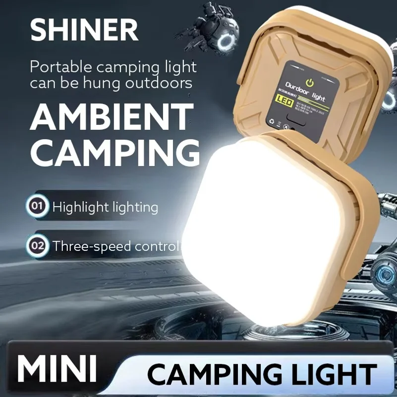 3000LM Super Bright LED Camping Lantern, Type-C Fast Charge, Long Battery Life 8-180H, Portable Outdoor Light with Hook
