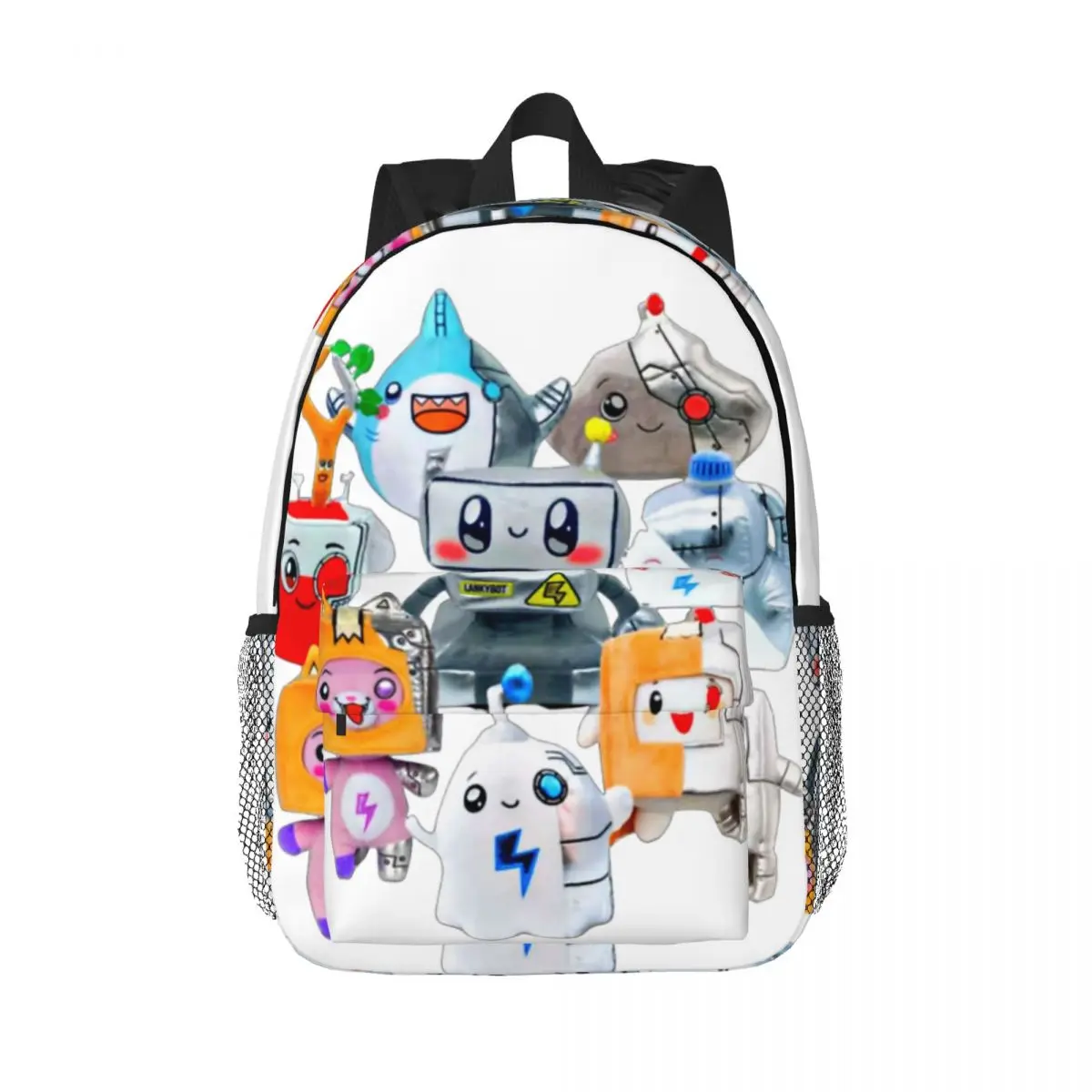 Rocky Lankybox Lanky Box Backpacks Boys Girls Bookbag Cartoon Children School Bags Travel Rucksack Shoulder Bag Large Capacity