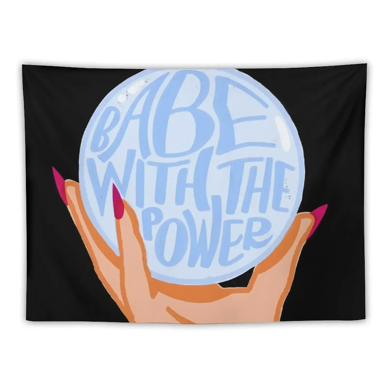 

Babe with the power Tapestry Home Decorating Room Design Nordic Home Decor Wall Coverings Tapestry