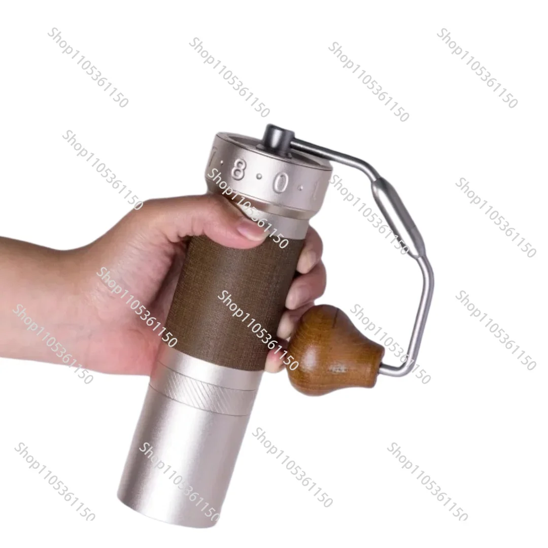 Special Manual Coffee Grinder 48mm burrs finer adjustment mechanism primarily designed for pour-over