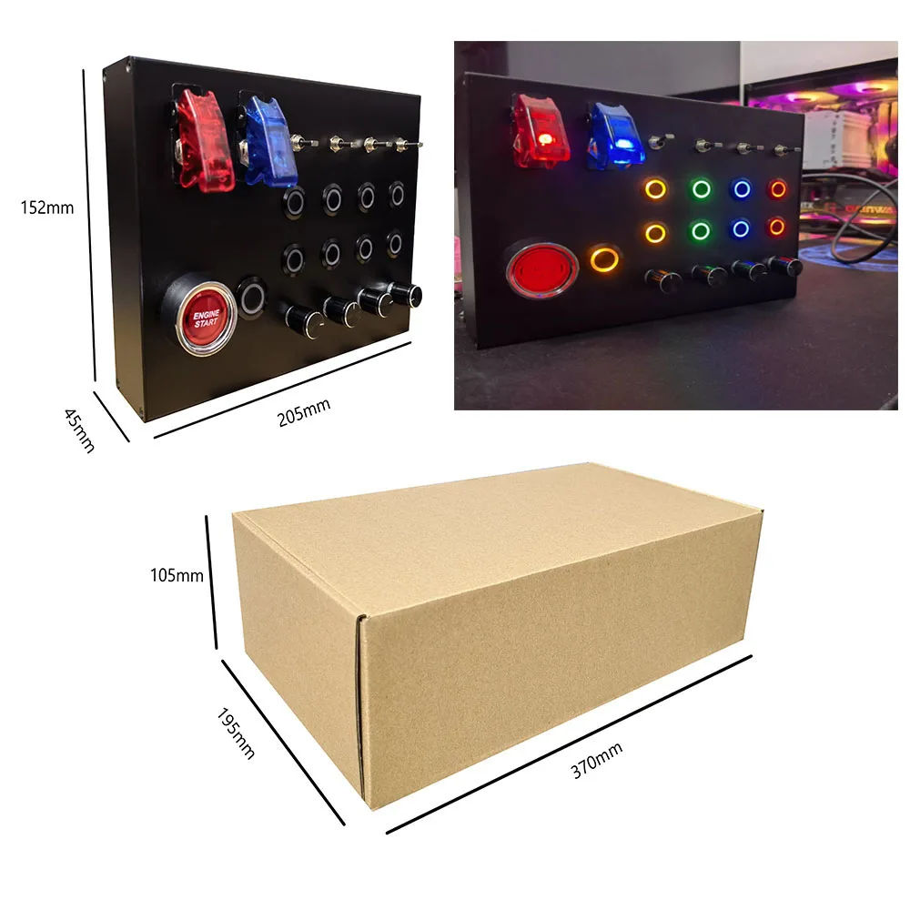 USB Control Box PC Simracing for FANATEC THRUSTMASTER SIMUCUBE Sim Racing Car Button Box