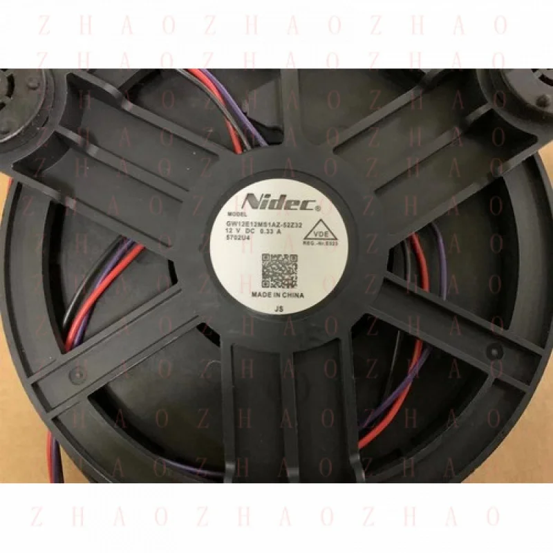 

L+ for Nidec GW12E12MS1AZ-52Z32 DC 12V 3pin For Haier Refrigera 0.33A Fan