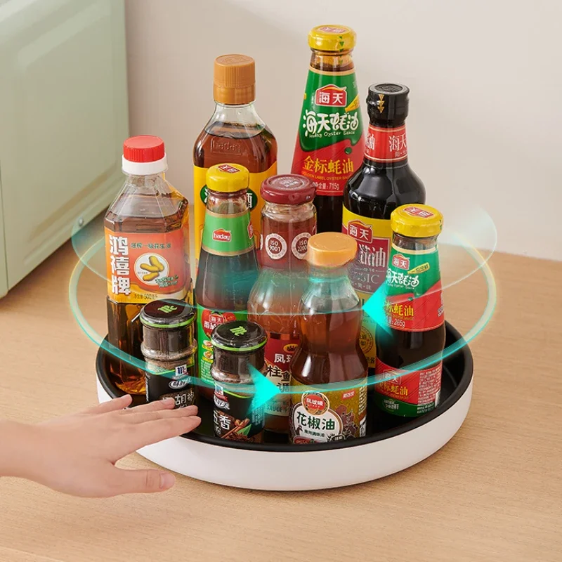 

Rotating spice shelves, kitchen countertops, multi-functional soy sauce bottles, seasoning storage supplies, household