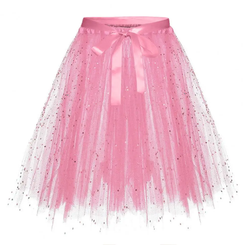 Gonna donna classica pieghettata Multi colore abbigliamento da ballo gonne in Tulle femminile Lolita sottoveste partito gonne gonfie gonne Midi balletto