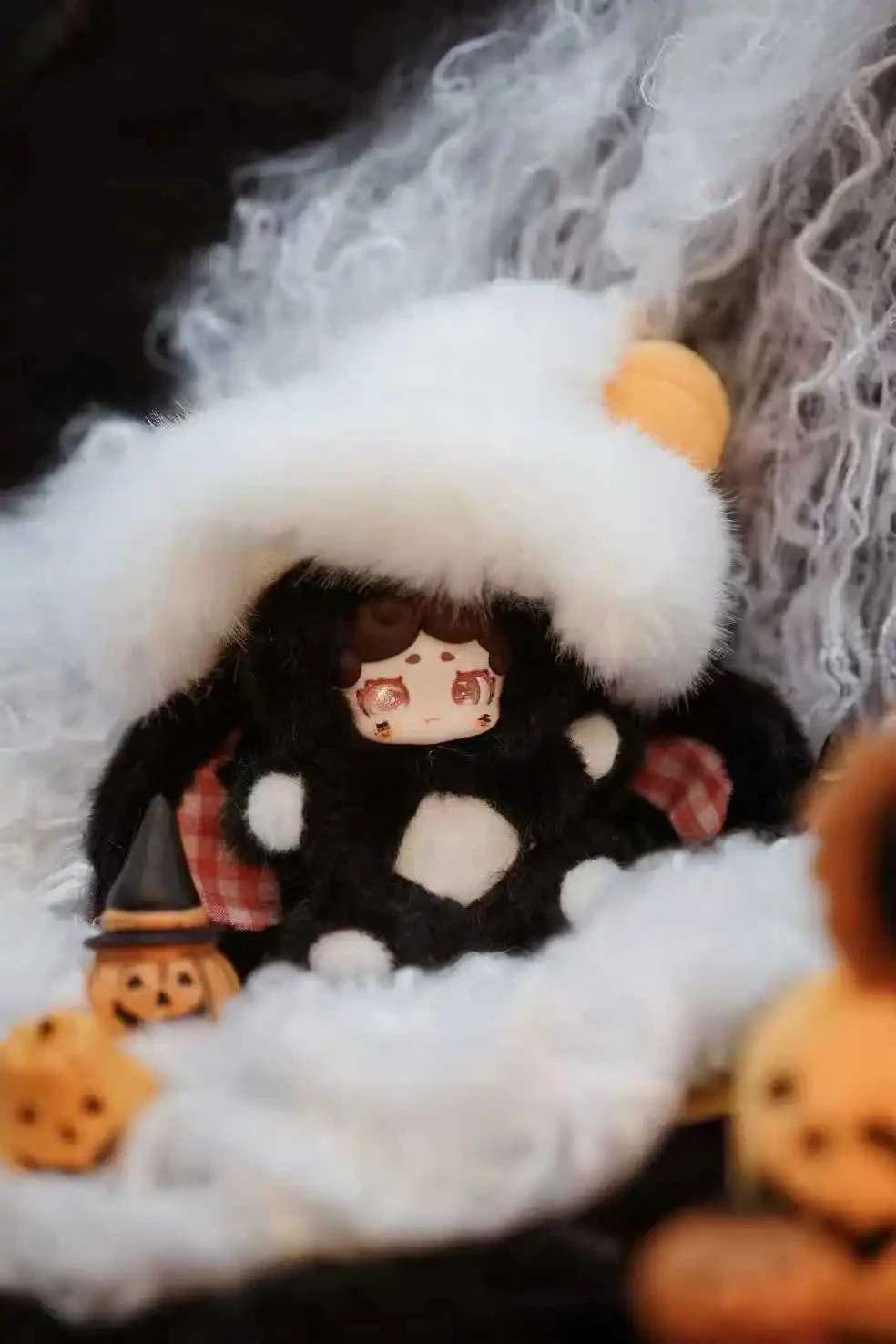 100% autentico Halloween Lucky Deer Nai portachiavi in peluche scatola cieca scatola a sorpresa bambola di peluche figura giocattolo alla moda ornamenti regali per ragazze