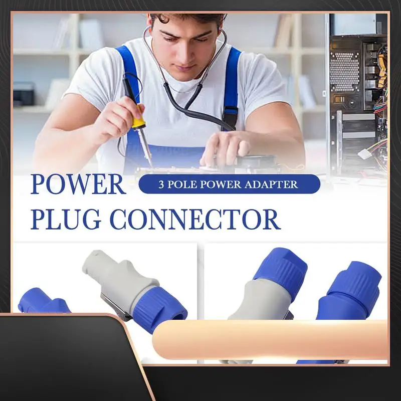 20 шт. разъем Powercon NAC3FCB вилка Speakon 20A 250 В разъем питания переменного тока синий и серый белый