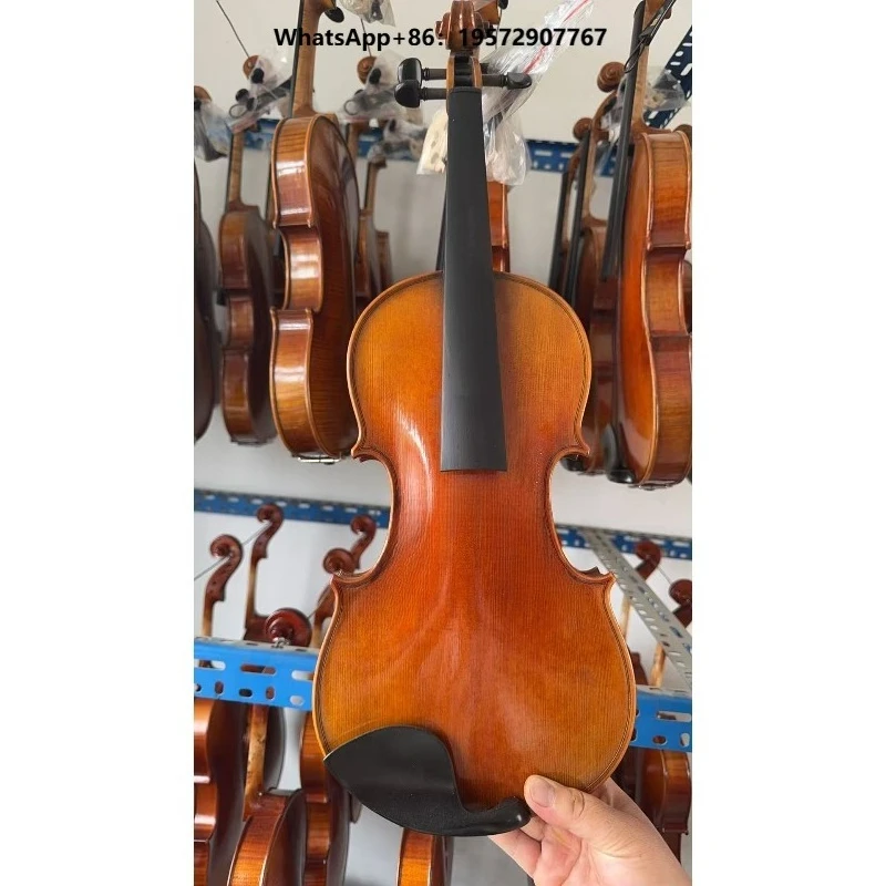 Factory Direct Sales Maple Accessories Solid Wood Spruce Handmade Violin