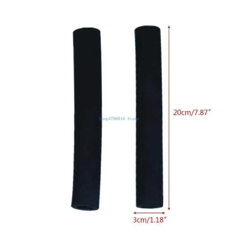 2PCS実践ベビーカーアームレスト保護カバーベビープラムベビーカーハンドルエヴァフォームコットン保護ソフト供給