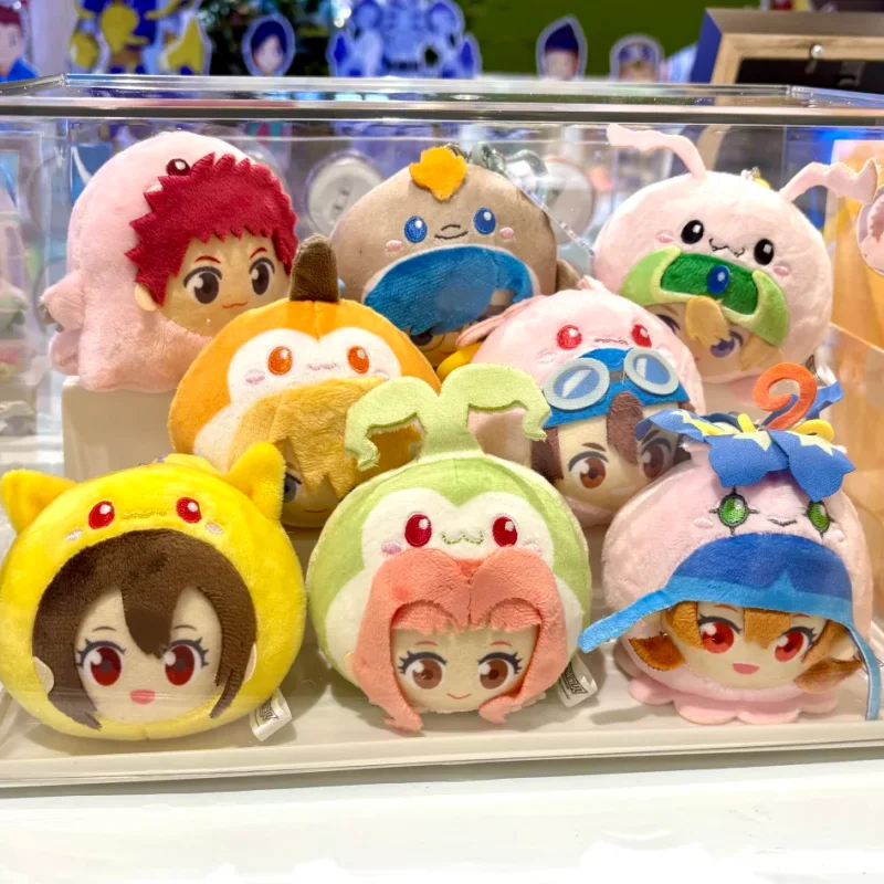 

Digimon Adventure Pendant Toy Blind Box Manfu Tuanzi Series Trendy Collectible Doll Ornament Anime Peripheral Toy Gift For Fans