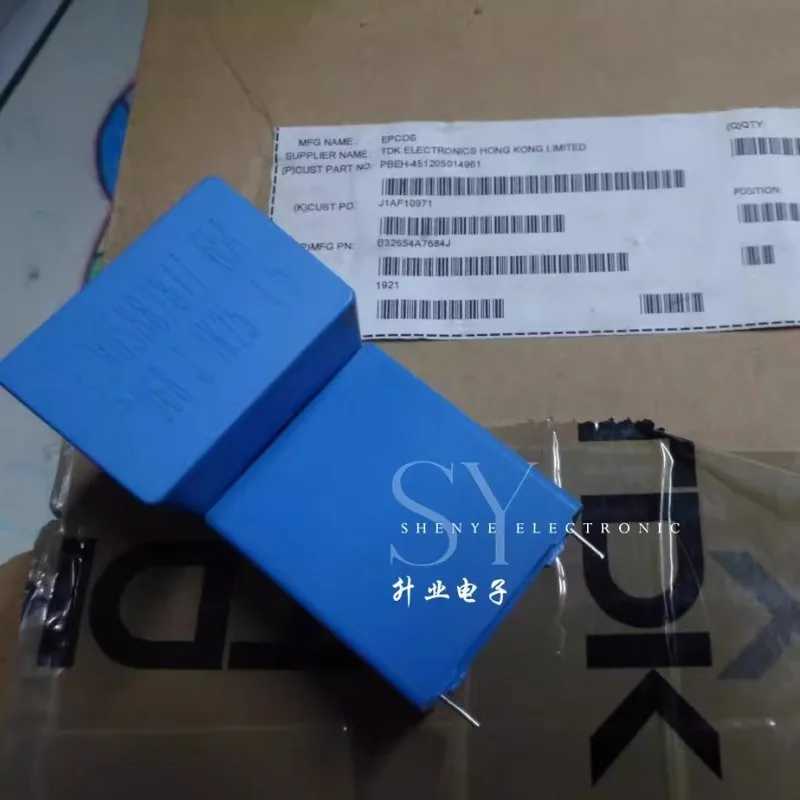 

EPCOS 0.68uf/1250v 680nf u68 684 New 28M thin film capacitor B32654A7684J