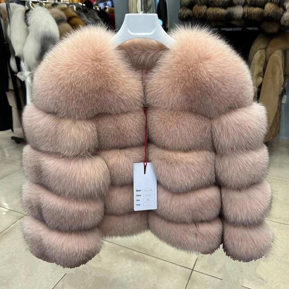 

Real Fox Fur Coat Winter Women'S New Fashion Furry 2025 Leather And Skin White Clothing Natural New In Coats & Jackets