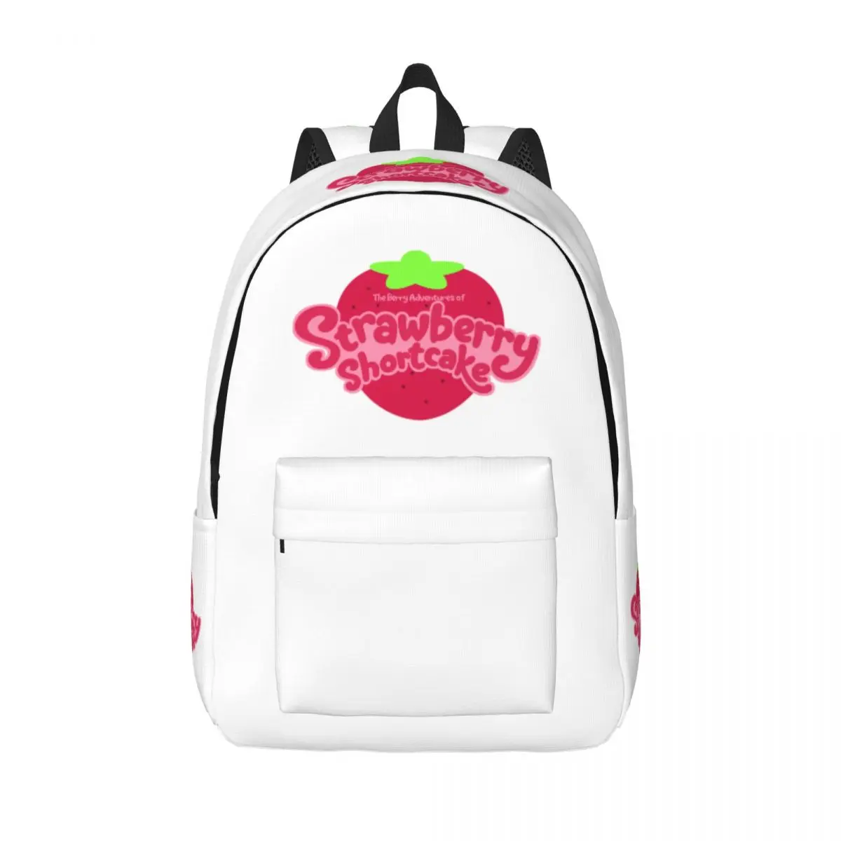 Mochila leve para homens e mulheres, bolo de morango, mochila de negócios, laptop, computador, estudante, moda