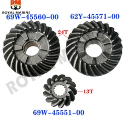 Gear set for Yamaha 4 stroke 60HP boat engine 69W-45551-00 69W-45560-00 62Y-45571-00 69W-4555100 69W-4556000 62Y-4557100