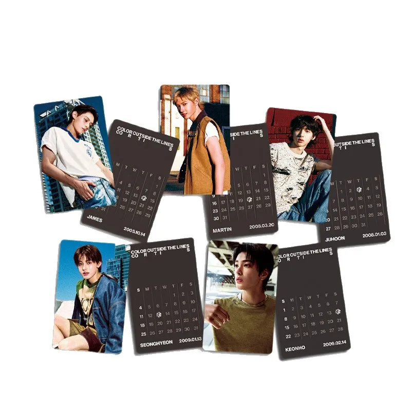 5/7/12 unids/set Kpop CORTIS álbum de debut Idol Group Photocards KEONHO SEONGHYEON MARTIN moda Lomo tarjetas JAMES JUHOON Fans regalos