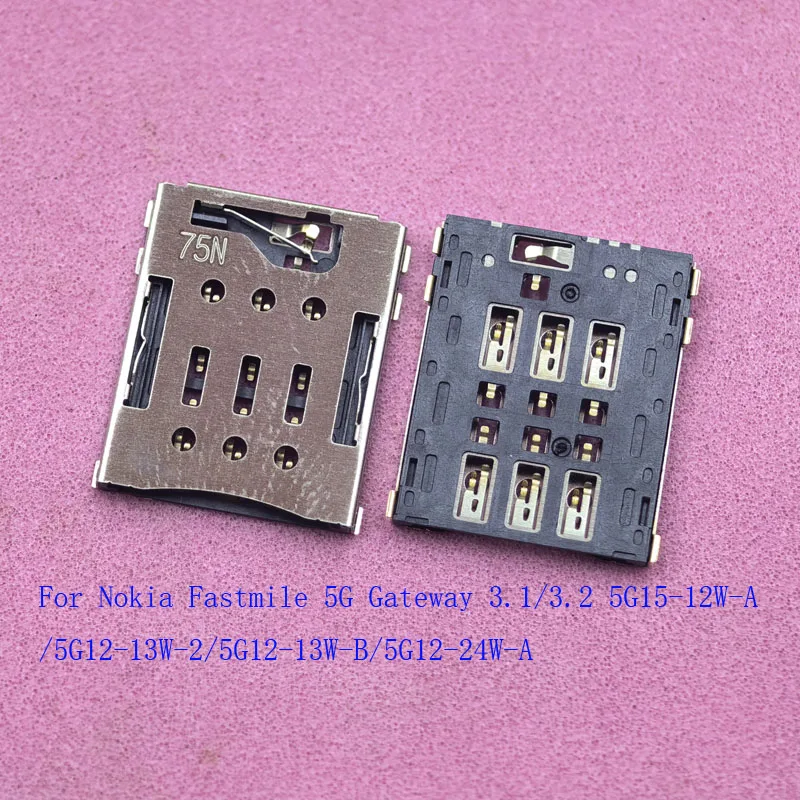 2-50 Piezas Conector de Ranura para Tarjeta SIM, Router Wifi para Nokia Fastmile 5G Gateway 5G15-12W-A 5G12-13W-2 13W-B 24W-A