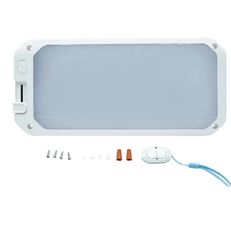 

RV Ceiling Light LED Camper Lights 3 Color Dimmable Light With Remote Control RV Interior Light