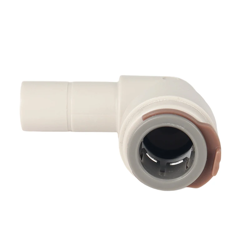 5PCS 12mm Stem Elbow Push Fit Pipe Water Fitting Connector with Locking Clips Caravan POM Connector Water Filter Parts