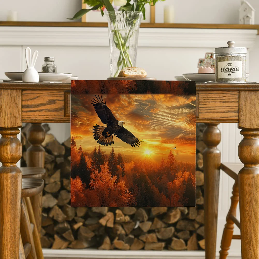 Autumn Whitehead Sea Eagle Watercolor Oil Table Runners Dresser Table Decor Reusable Kitchen Dining Table Runner Party Decor