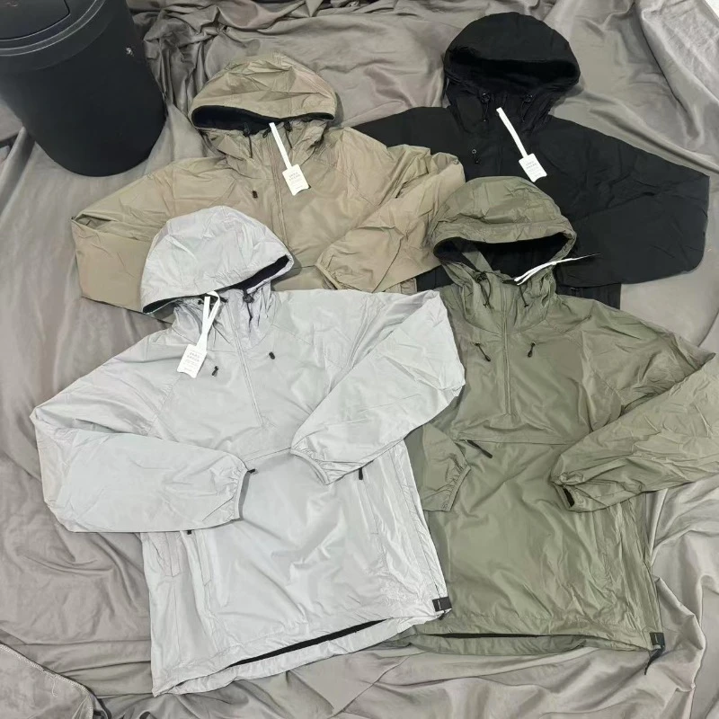 

Yamatomichi Fleece Zipper Hooded Jacket Trench Japan Men Women Climping Moutain Waherproof Windproof High Quality Casual Jackets