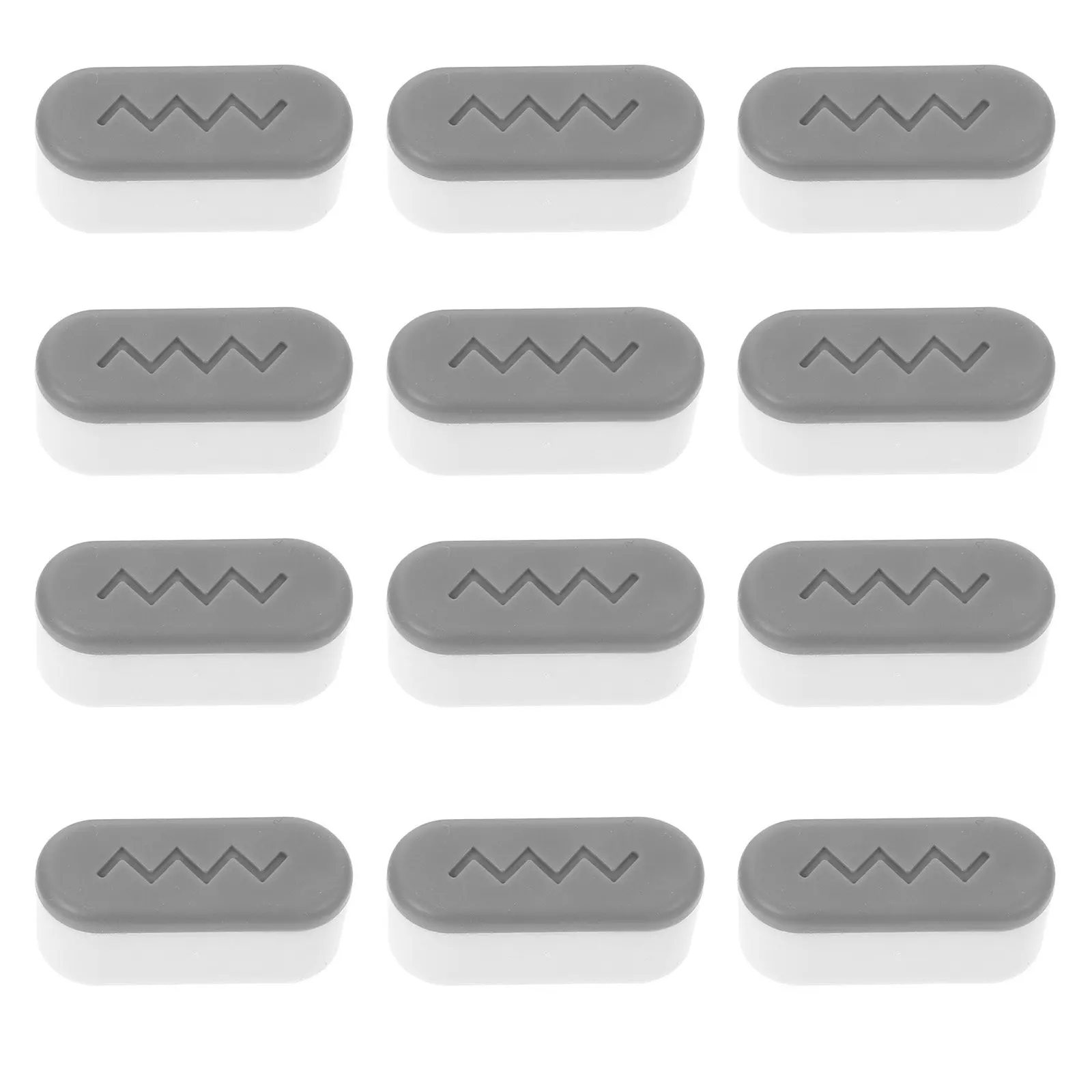 

12Pcs Silicone Toilet Seat Bumpers Universal Elevated Toilet Lid Replacement Pads Soft Cushion Buffer for Home Hotel Bathroom