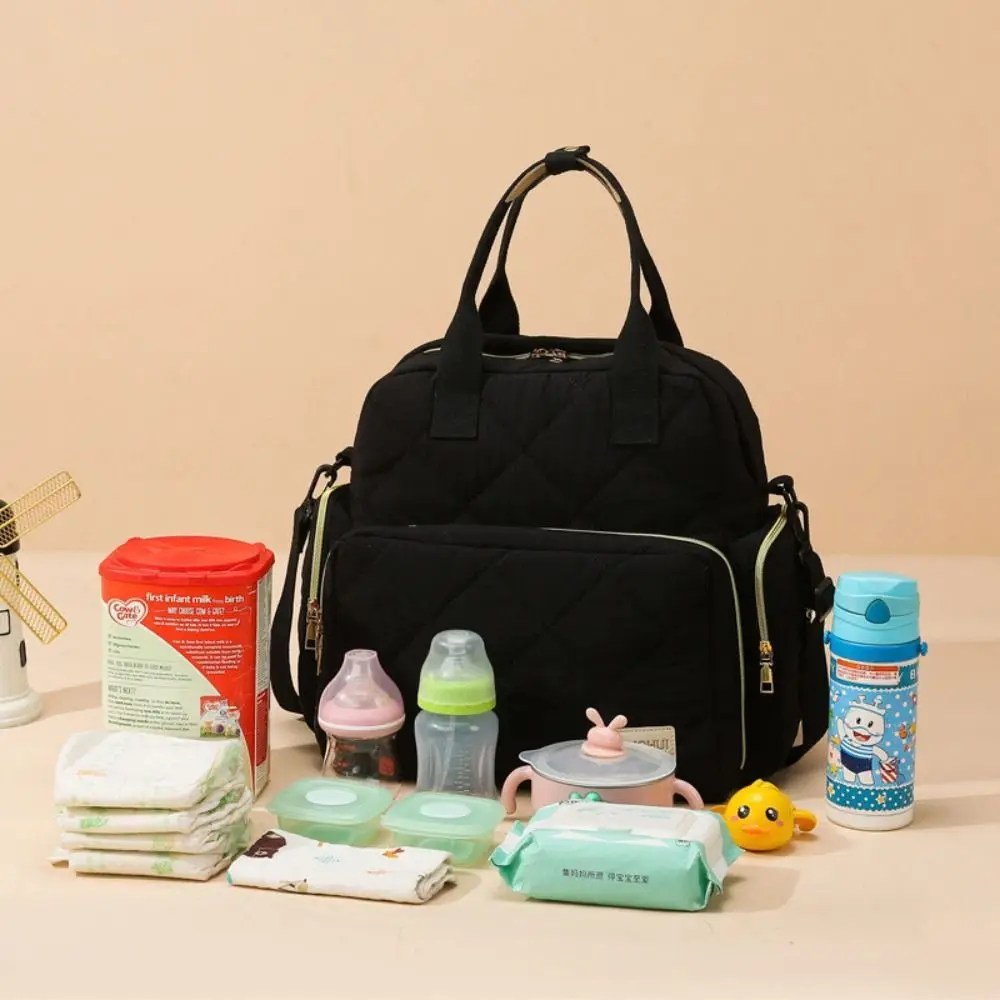 

New Multi Compartment Mom Bag Splashproof Lightweight Diaper Bag Waterproof Large Capacity Travel Backpack Women