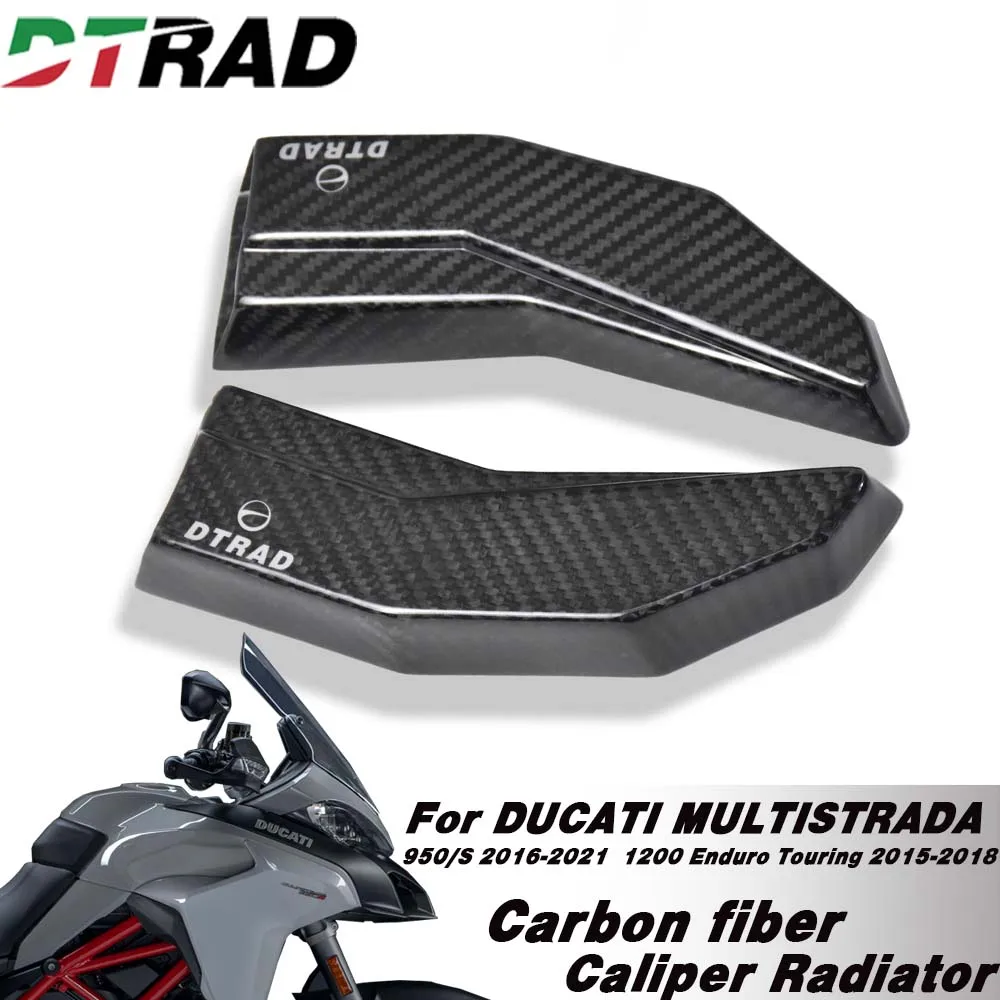 

GP Ducts Brake Cooling+Fixing Carbon Fiber For DUCATI MULTISTRADA 950/S 2016 2019-2021 1200 Enduro Touring 2015-2018