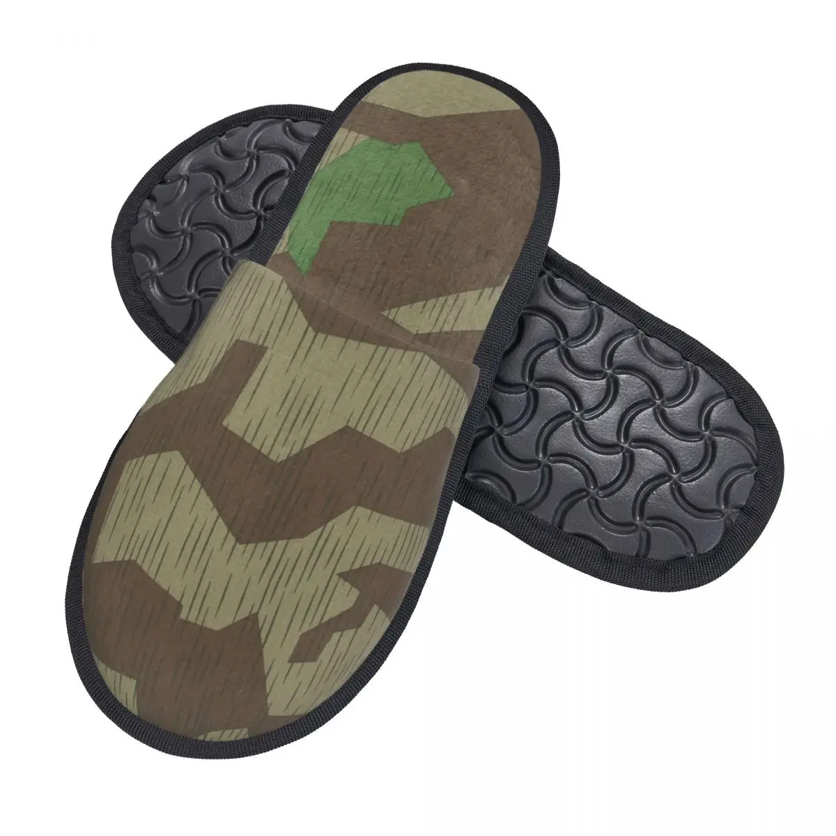 Women Splittertarn Camouflage Splinter House Slippers Cozy Warm Germany Memory Foam Fluffy Slipper Indoor Outdoor Shoes