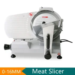 10 Inch Meat Slicer Machine Commercial Home Blade Electric Food Slicer Cutter Grinder Cutting Machine for Beef  Turkey Chipper