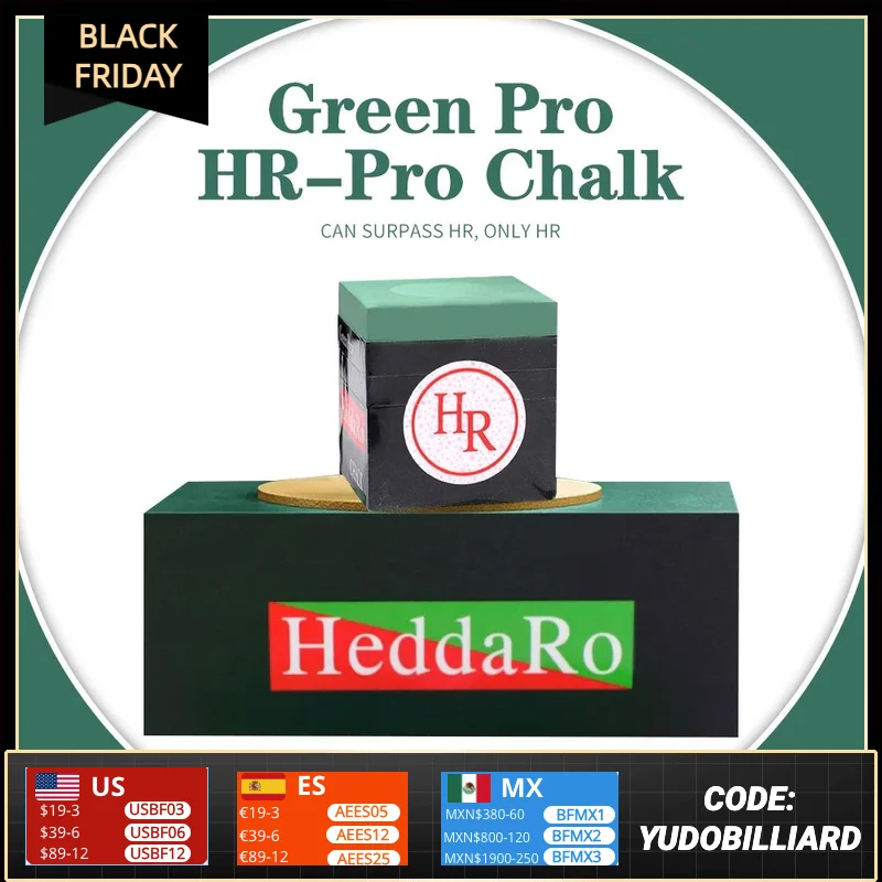 Original Iimported Japan HR Chalks Pyro Chalk HR Heddaro Chalk Neutral Blue Billiard Pool Chalk Green Snooker Billiard Accessory