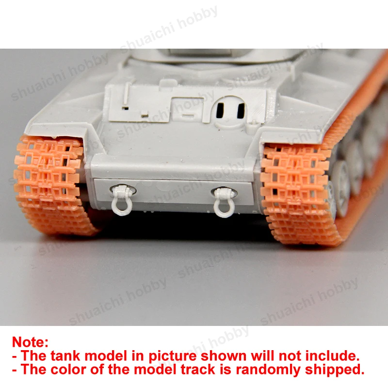1 مجموعة المتكاملة ثلاثية الأبعاد المطبوعة المسار ل عازف البوق 1/72 مقياس KV-1 KV-2 الثقيلة خزان نموذج الراتنج الروابط غير مصبوغ لتقوم بها بنفسك استبدال أجزاء