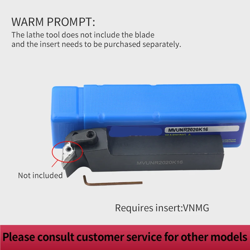 Intlshaft MVUNL2020K16 MVUNR2525M16 External Turning Tool Holder VNMG Carbide Inserts MVUNR/L Lathe Cutting Tools Set