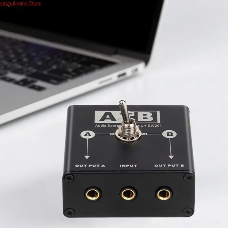 Коробка переключения звука 3,5 мм с несколькими входами и одним выходом, устойчивый металлический корпус для студийного оборудования