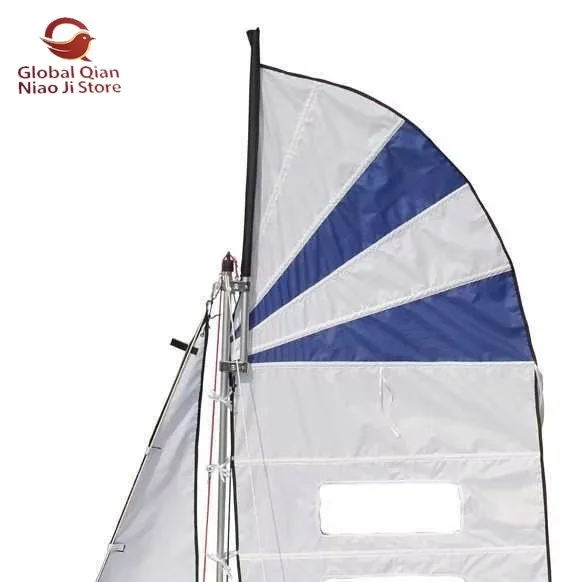 Universal Foldable Kayak Sail Kit for Sea Kayaks Inflatable Boats Canoes - Surfing Sail Kit for Folding Watercraft