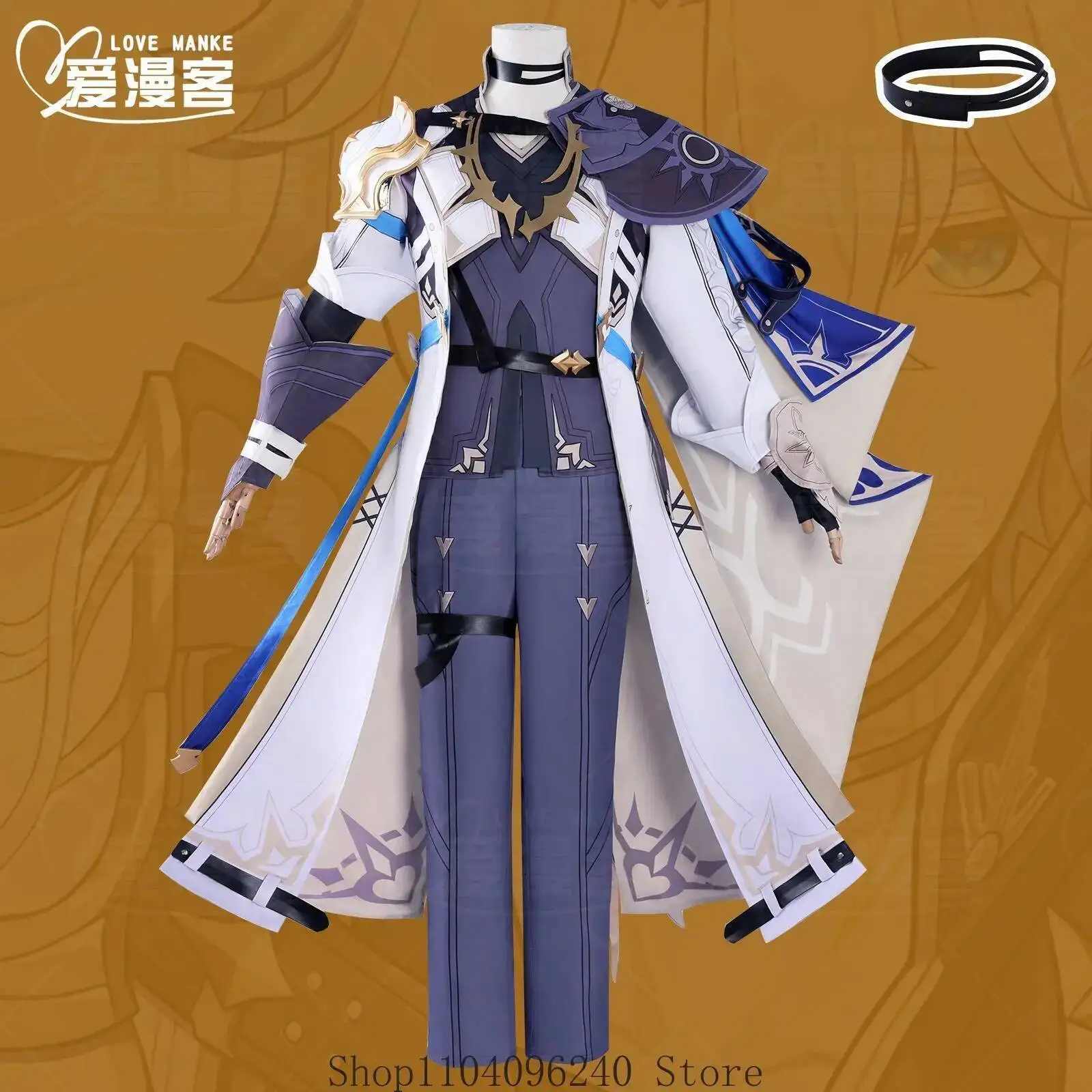 لعبة هونكاي: ستار رايل فينون أزياء تنكرية موحدة ملابس أنيمي أزياء الهالوين للنساء والرجال