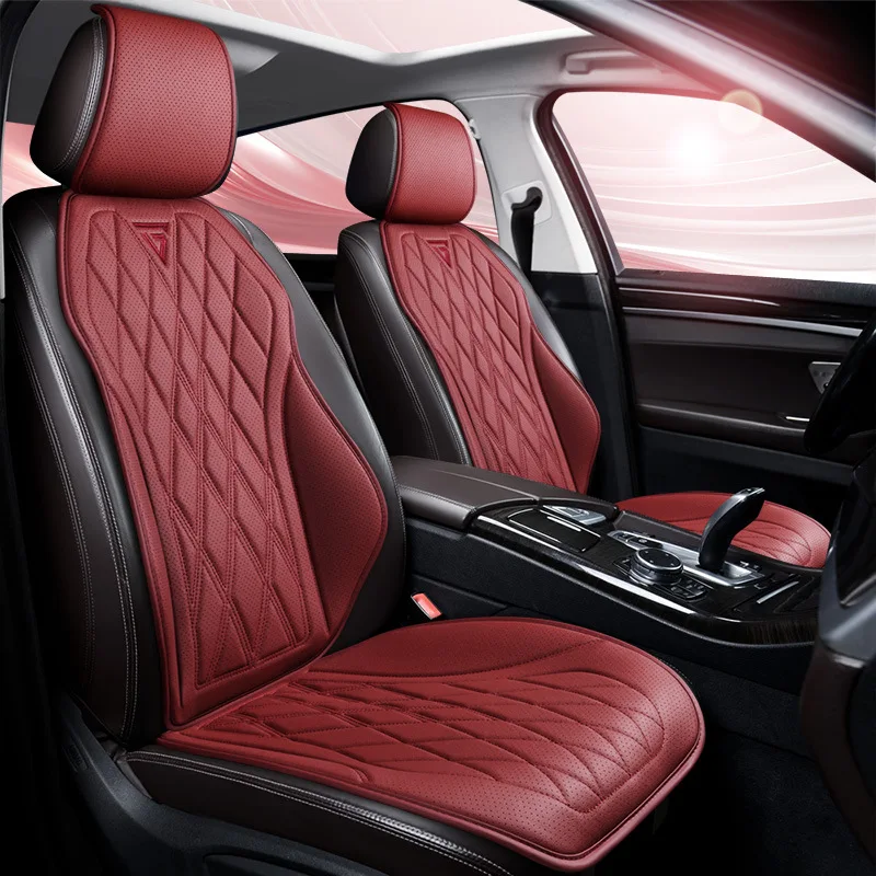 

Новая подушка для автомобильного сиденья из перфорированной кожи, летняя, вентилируемая, всесезонная, класса люкс, для седанов и внедорожников