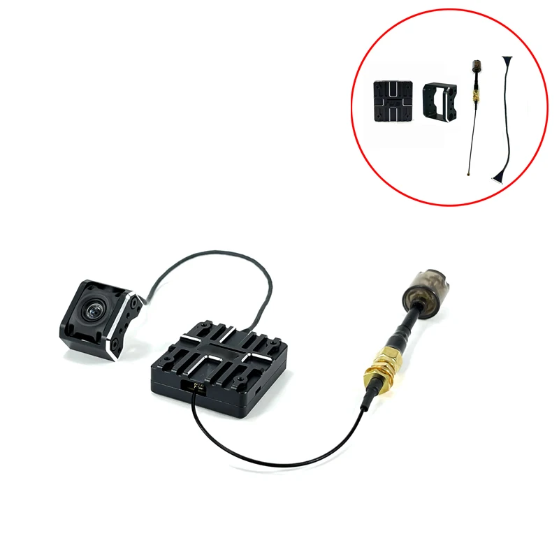 Video Transmission Modified Accessory Camera Case Heat Dissipation Aluminium Protective Shell for DJI O4 Lite Air Unit RC Drone